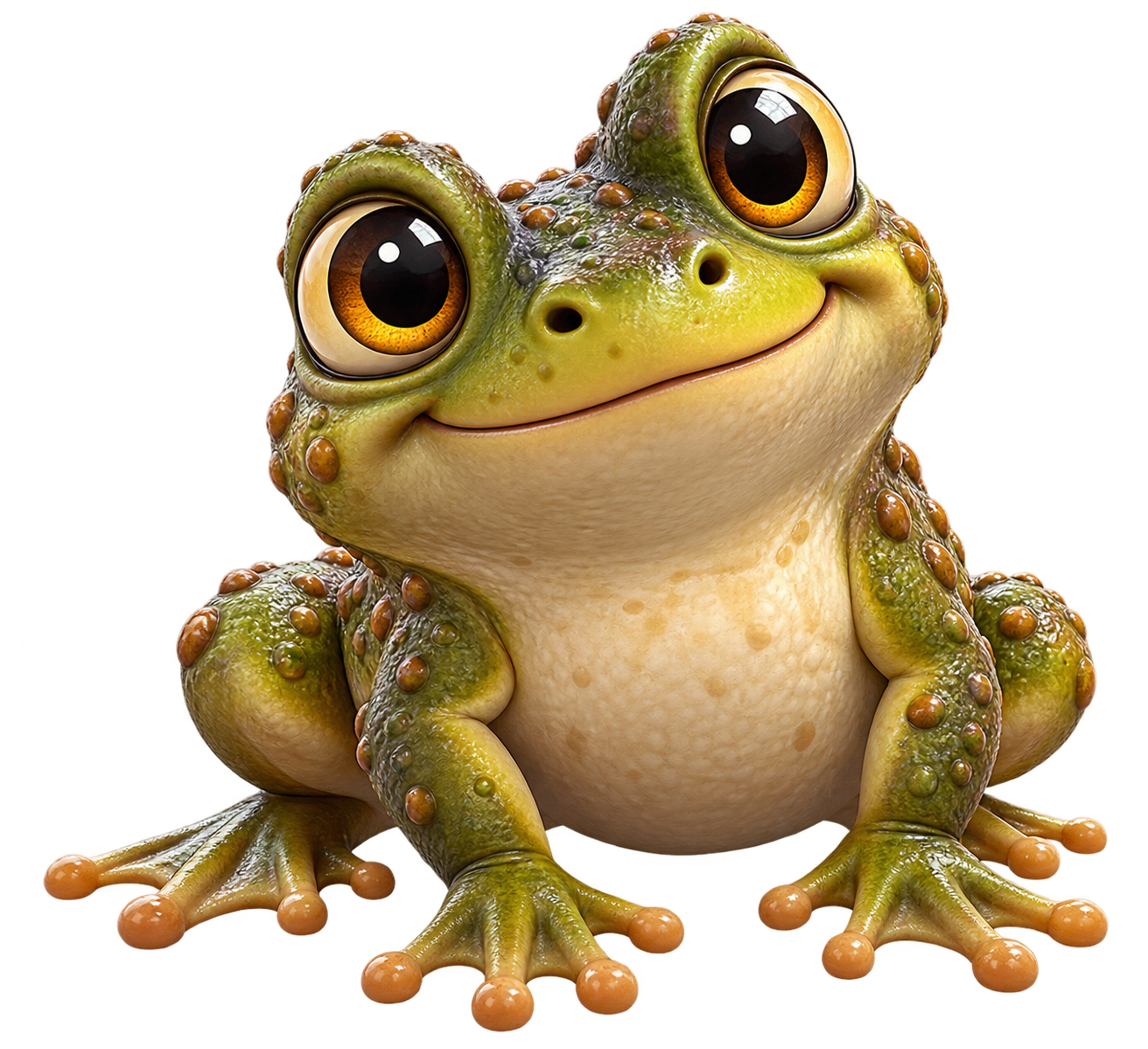 Friendly frog pet